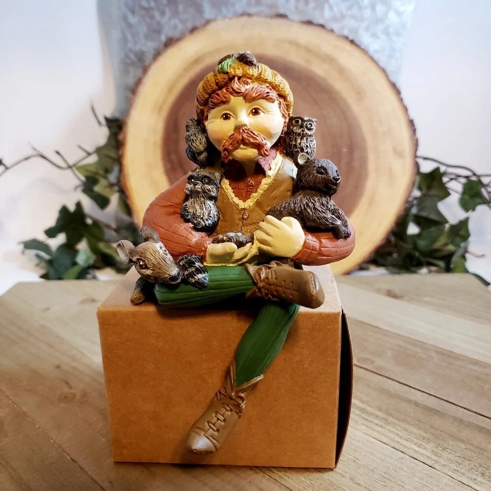 The Keeper Of Woodland Animals Mantle Desk or Shelf Figurine Shenandoah NIB